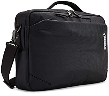 【中古】【インポート品・未当て嵌める】[スーリー] ショルダーバッグ Subterra Laptop Bag 15.6in 万覚え帳マイコン納める可 TSSB316 Black