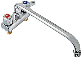 【中古】【輸入品・未使用】Krowne Metal 11412L 交換用蛇口 バーシンク用 デッキマウント 22インチのシンクに対応 12インチの注ぎ口