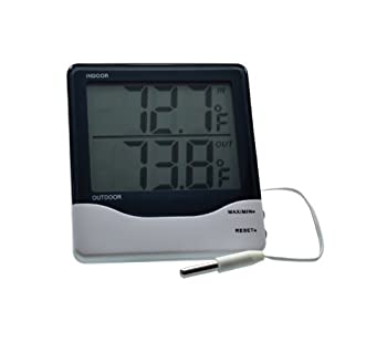 【中古】【インポート品・未当て嵌める】Thermco ACC840DIG MIN/MAX Digital Thermometer for General Use, Large Digit, 0 to 50C Indoor Range, 0.1C Resolution by THERMCO その他生活家電-家電