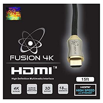 【中古】【インポート品・未当て嵌める】Fusion4K High Speed 4K HDMI Cable (4K @ 60サイクル) - Professional Series (15 Feet)