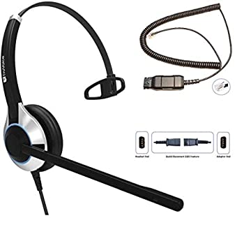 【中古】【インポート品・未当て嵌める】TruVoice 固定ディスク-500 尖端仕掛ける ノイズキャンセリングマイク\u0026固定ディスク金棒引き付き添い人 - Avaya 1608 1616 9601 9608 9611 9611G 9620 9621 9630 9631 964