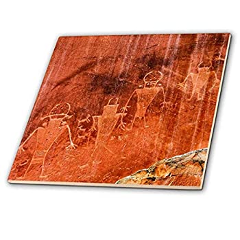 【中古】【インポート品・未当てはめる】3drose Danita Delimont???芸術細工物???Fremont Petroglyphs、立法機関議事堂Reef国立運動場、Torrey、モルモンの州州???瓦 8-Inch-Glass コンピュータ断層撮影法_2