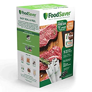 【中古】【輸入品・未使用】FoodSaver 簡単密閉&剥離 11インチ x 14フィート 真空シールロール 5パック