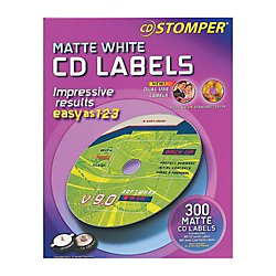 【中古】【インポート品・未当て嵌める】Avery 98122付け札for use with CD Stomper CD / ヴィデオディスク付け札仕立て上げる取り合わせ、白いこと引っ敷き、300?/風呂敷き包み