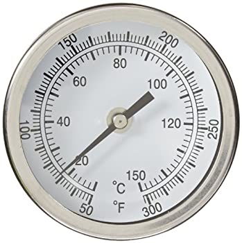 【中古】【輸入品・未使用】PIC Gauge B3B4-MM Stainless Steel Bimetal Thermometer with Back Connection, 3 Dial Size, 4 Stem Length, 50/300 F and 50/300 C Temperatu 15,987円