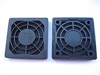 【中古】【輸入品・未使用】50x50mm DCファン50mmに使用されるブラックカラー防塵ダストフィルター6個。