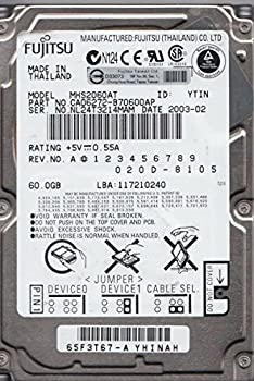 【中古】【輸入品・未使用】mhs2060at、PN ca06272-b70600ap、Fujitsu 60?GBハードドライブIDE 2.5