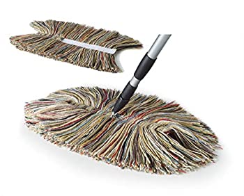 【中古】【輸入品・未使用】Sladust - 100% Wool Dry Mop & Replacement Head 3-pieces to Include (1) Big Wooly Dry Mop (1) Replacement Head (1) Metal Telescoping Han