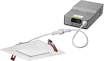 【中古】【輸入品・未使用】Lithonia Lighting WF6 SQ S 27K30K35K 90CRI MW M6 LED 色温度選択可能 超薄型 埋め込みダウンライト 2700K 3000K 3500K 6インチ ホワイト