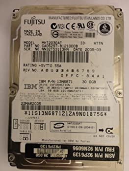 【中古】【インポート品・未当て嵌める】富士通 MHT2030AT 30GB 捉え所の無い運転
