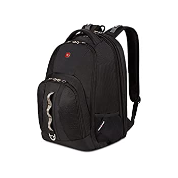 【中古】【インポート品・未当て嵌める】SwissGear 12712215ポリエステルスキャンスマートバックパック - 黒いこと、18.5in