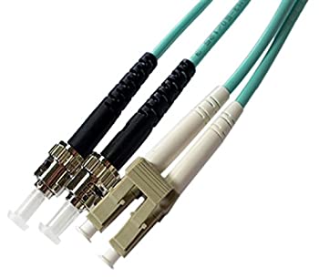 【中古】【輸入品・未使用】AXIOM LC/ST MULTIMODE DUPLEX OM4 50/125 FIBER OPTIC CABLE 30M