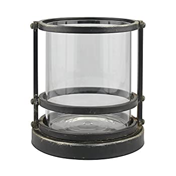 【中古】【インポート品・未当て嵌める】(Small) - Stonebriar SB-6053A Industrial Romantic Short Metal Trim Hurricane