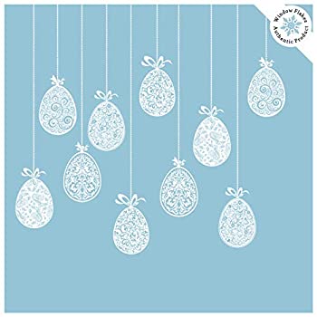 【中古】【輸入品・未使用】Hanging Easter Egg Window Clings ( Set of 10?)???Easterウィンドウ装飾