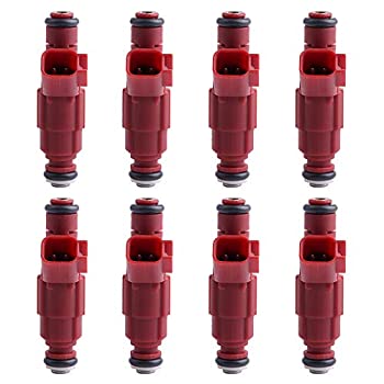 【中古】【輸入品・未使用】燃料インジェクター ECCPP 高性能8個 1穴燃料インジェクターキット 0280155934 Dodge Dakota/Durango/Ram 1500/Ram 1500 Van/Ram 2500/Ram 2500