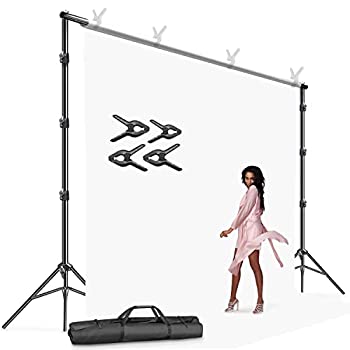 【中古】【インポート品・未当て嵌める】Julius Studio 第八芸術映像媒体制作室10 x 9.4フート(w x h)長さ自然調整能力のあるな集合体リン周囲の状況周囲の状況受け支える取り合わせ、バックドロップスタンドキャリーバ