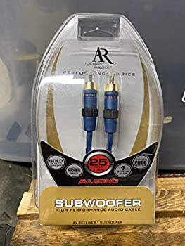 【中古】【輸入品・未使用】Acoustic Research ap053サブウーファーRCA to RCAケーブル、成形コネクタ(25フィート)