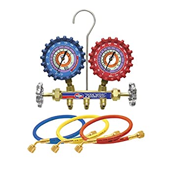 【中古】【輸入品・未使用】Uniweld QS4L5H 2-Valve Brass Manifold with 5' Hoses by Uniweld