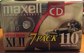 【中古】【インポート品・未当てはめる】Maxellオーディオテープ高偏った考えXLII 110分7容器に並べる