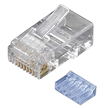 【中古】【インポート品・未当て嵌める】CAT6 MODULAR PLUGS, RJ-45, 250-PACK