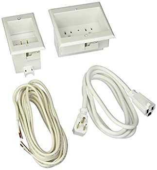 【中古】【インポート品・未当て嵌める】PowerBridge Solutions TWO-PRO-12 壁埋め込み型有線テレビ管理すること 飾りつけテレビ受像機用 12フート Romex有線テレビ 白いこと