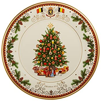 【中古】【輸入品・未使用】Lenox Belgium 2016 Tree Around The World コレクタープレート