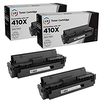 【中古】【輸入品・未使用】LD Products 互換トナーカートリッジ HP 410X CF410X 大容量 ブラック 2個パック Laserjet M377dw M452dn M452dw M452nw M452nw M477fdn M477fdw 20,475円