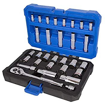 【中古】【インポート品・未当て嵌める】Kobalt 573349 ドライブメカニックツール30点仕掛ける 1/4 3/8in 捉え所の無い入れもの付き添い人 in/メトリック