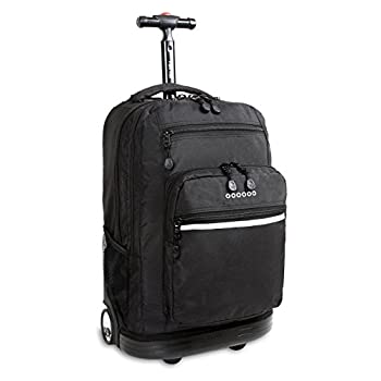 【中古】【輸入品・未使用】Jワールドニューヨークサンダンスローリングバックパック、ブラック、ワンサイズ