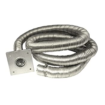 【中古】【輸入品・未使用】DuraVent 3 PVP-AIK 内径 2?インチ?PelletVent Pro L タイプ 煙突パイプ?ダブル 3PVP-AIK