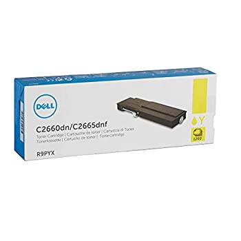 【中古】【インポート品・未当て嵌める】DELL 593-BBBO (RP5V1) Toner yellow, 1.2K pages