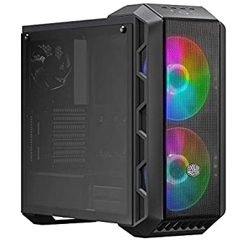 【中古】【輸入品・未使用】Cooler Master Case H500 ARGB エアフロー ATX ミッドタワー メッシュ&透明フロントパネルオプション デュアル200mm ARGBファン 強化ガラス ARGB画像