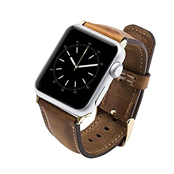 【中古】【インポート品・未当て嵌める】トスカーナレザーバンド Apple Watch 49粍 45粍 44粍 42粍ダンス楽隊 iWatch取り替えっこ用同盟罷業一回り Series 1 2 3 4 5 6 7 SE 8 Ultra 運動競技用 (アンテ