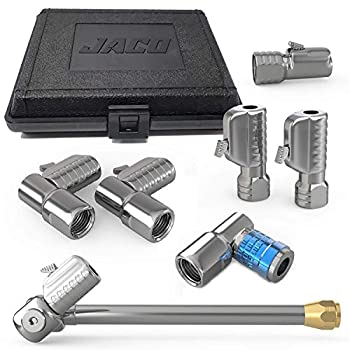【中古】【輸入品・未使用】JACO ライトニングタイヤ エアチャック - スターターキット (7個セット) | 特許取得済みエアホース継手 - 1/4インチ NPT
