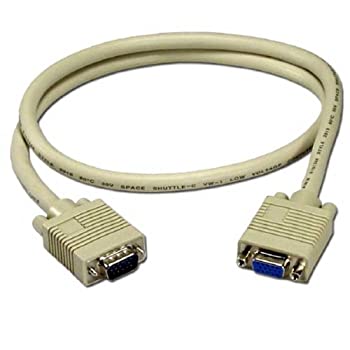 【中古】【輸入品・未使用】QVSプレナム定格SVGA hd15?M / Fトリプルシールド拡張子ケーブル( 10フィート)