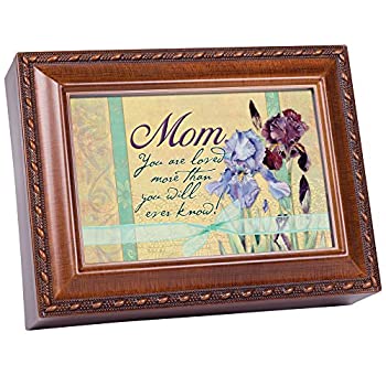 【中古】【輸入品・未使用】Cottage Garden Mom Woodgrain Music Box / Jewellery Box Plays Wind Beneath Wings