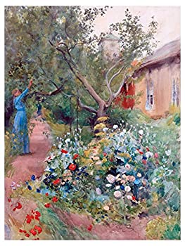 【中古】【インポート品・未当て嵌める】Carl Larssonによるランドスケープガーデン 御花うしろ帯 声遣い瓦 壁画 勝手もと 2階建てバス御部屋 壁 暖房器のうしろ側 範囲 シンク スプ