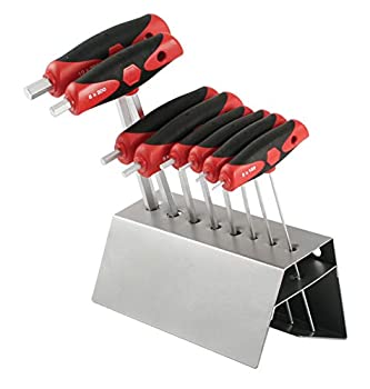 【中古】【輸入品・未使用】Wiha 54092 SoftGrip Dual Drive T-Handle Set with Stand, 8-Piece by Wiha
