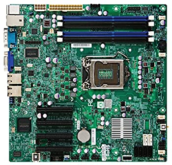 【中古】【輸入品・未使用】SUPERMICRO X9SCM-F - Motherboard - micro ATX - LGA1155 Socket - C204-2 x Gigabit LAN - onboard graphics