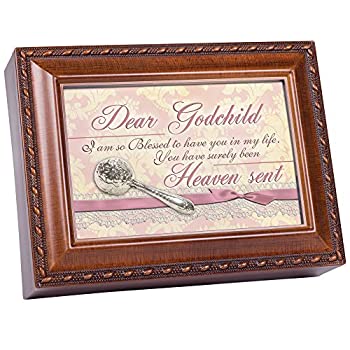 【中古】【輸入品・未使用】Dear Godchild木製仕上げジュエリー音楽ボックスPlays Jesus Loves Me｜スカイマーケットプラス 22,343円