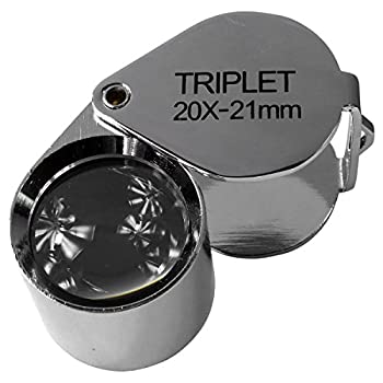 【中古】【輸入品・未使用】HTS 21mm クローム トリプレット ジュエラーズ ルーペ レザーケース付き 203E0 20x 14,469円