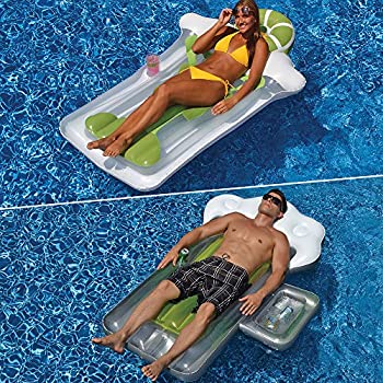 【中古】【輸入品・未使用】Swimline ビールマグ&マルガリータマットレス コンボパック スイミングプール用