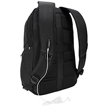 【中古】【インポート品・未当て嵌める】Targus TRGTSB705US 持ちはこび容れもの 16in万覚え帳パソコン用 黒いこと イヤホンジャック付き添い人三尺帯