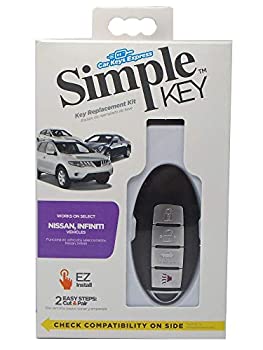 【中古】【輸入品・未使用】車用キー エクスプレス シンプルキー スマート 4ボタン リモート 日産用