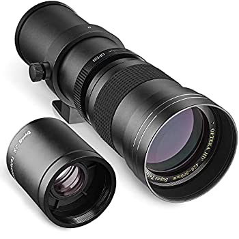 【中古】【インポート品・未当てはめる】Opteka 420-800粍 (w/ 2X- 840-1600粍) f/8.3 固定ディスク 望遠望遠レンズ Nikon 1マウント J5 J4 J3 J2 J1 V3 V2 V1 S2 S1 AW1 鏡鑑レスデジタルカメ