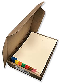【中古】【輸入品・未使用】Tabbies 8ボトムタブ 医療チャートインデックスセット レッド ブラウン ブルー オレンジ イエロー グリーン 8-1/2インチ x 11-3/8インチ