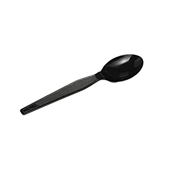 【中古】【輸入品・未使用】Heavy Weight Plastic Teaspoons, Black, 1000/Carton DXSTH51 by Dixie