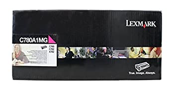 【中古】【インポート品・未当て嵌める】Original Lexmark C780A1MG 6000 Yield Magenta Toner Cartridge - Retail
