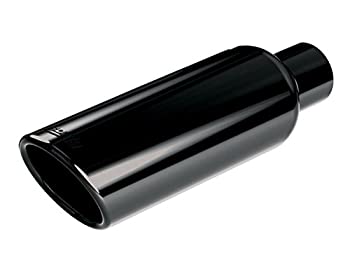 【中古】【輸入品・未使用】Borla 20162 排気チップ 2.75インチ インレット 4インチ ラウンドアウトレット 14インチ ロングクランプ シングルラウンドロールアングルカット