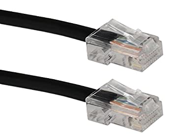 【中古】【輸入品・未使用】QVS 250?ft cat6ギガビット柔軟なブラックパッチコードcc715?N-200bk